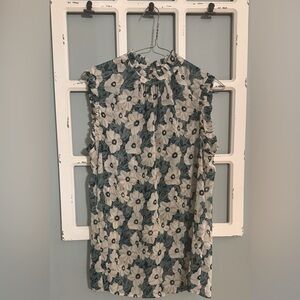 Who What Wear Sheer Sleeveless Blouse Size Small